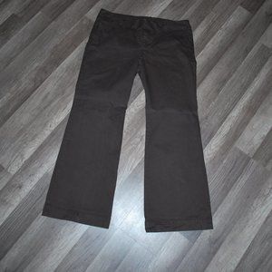 GAP Stretch Brown Chinos Wide Leg Pants Sz 16R